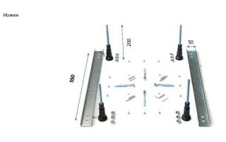 Ножки для ванны Berges 051008